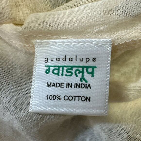 Guadalupe Design Tunic Shift Dress Cinched Waist Embroidery Size M - Picture 12 of 16